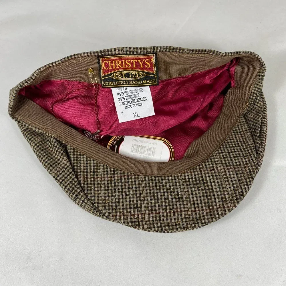 Genuine Christy' London Flat Hat Made in Italy NWT - Picture 6 of 8